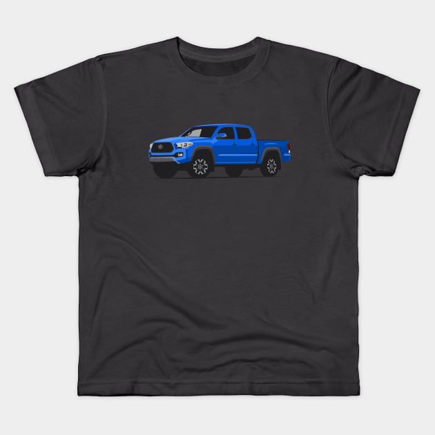 Toyota Tacoma Kids T-Shirt by TheArchitectsGarage